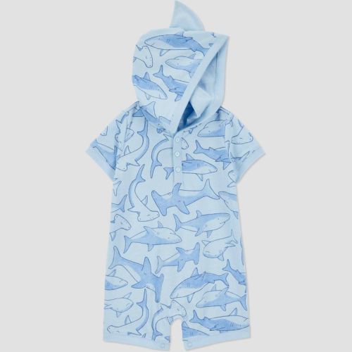Carter's Just One You®️ Baby Boys' Shark Romper - Blue