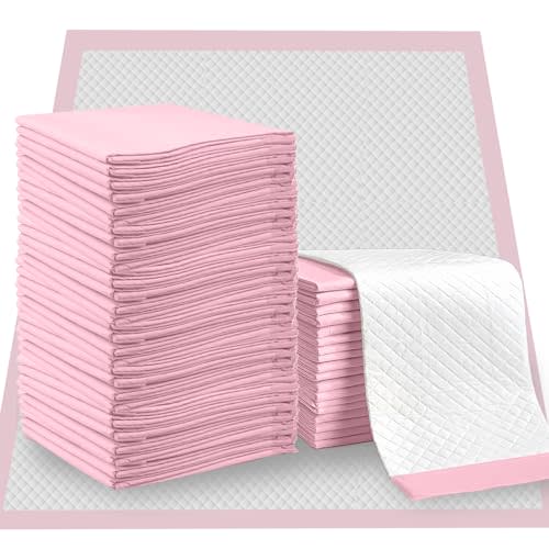 Disposable Changing Pad Liners (50 Pack), Baby Incontinence Diaper UnderPads 18"x 24" Extra Large & Super Sof t & Thick, Ultra Absorbent & Waterproof - Covers Any Surface for Baby Diaper Changes 