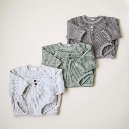 Waffle Bloomer Set