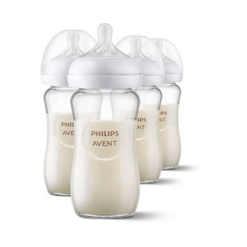 Glass Natural Response Baby Bottle