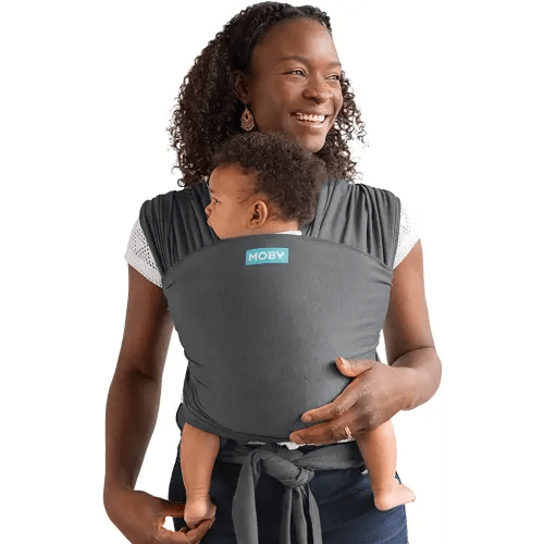 Moby Wrap Baby Carrier | Element | Baby Wrap Carrier for Newborns & Infants | #1 Baby Wrap | Baby Gift | Keeps Baby Safe & Secure | Adjustable for All Body Types | Perfect for Mom & Dad | Asphalt