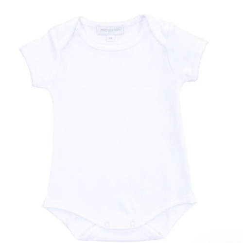 Essentials Short Sleeve Bodysuit with White Trim