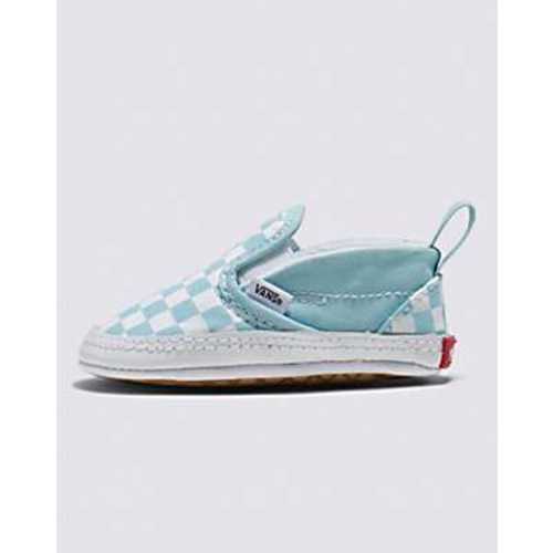 Infant Slip-On V Crib Checkerboard Shoe