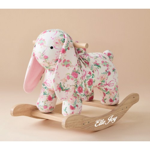 LoveShackFancy Bunny Plush Nursery Rocker