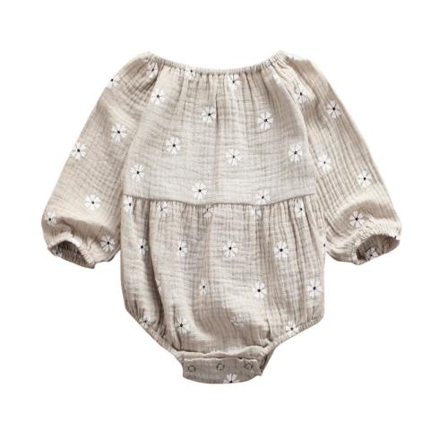 Long Sleeved Floral Romper – Teeny Mini Me