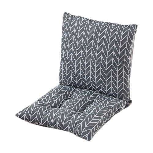 Puntoco 15.7*33in Indoor Outdoor Rocking Chair Cushion Thicken Tufted Cushion High Back Chair Pad for Rocking Chairs