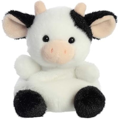Aurora Palm Pals 4.5" Sweetie Cow Adorable Plush
