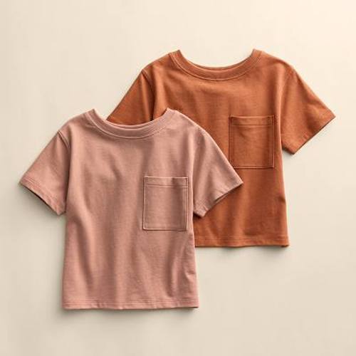 Baby & Toddler Little Co. by Lauren Conrad 2-pk. Organic Relaxed Short Sleeve Pocket Tee