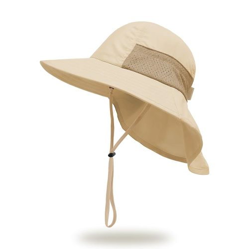 Baby Sun Hat with Neck Flap for Sun Protection Toddler Beach Hat UPF 50+ Outdoors 0-6 Years Boys Girls