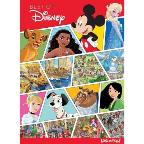 Disney: Best of Disney Look and Find - by Pi Kids (Hardcover)