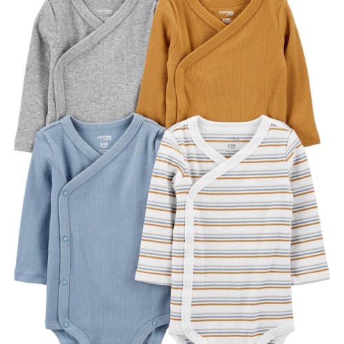 Simple Joys by Carter's unisex-baby 4-pack Side Snap Bodysuit