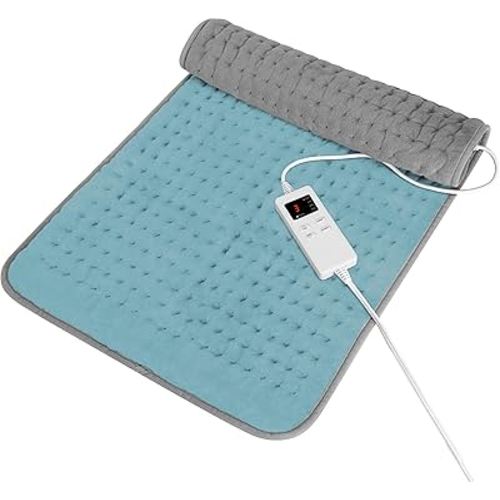 Heating Pad for Period Cramps, Heating Pad for Back/Neck/Shoulder Muscle Pain, Auto Shut Off, Dry/Moist Heat & Machine Washable, Christmas Gifts for Women