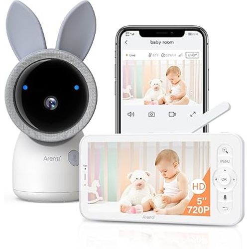 ARENTI Video Baby Monitor with 5 Inch LCD Display