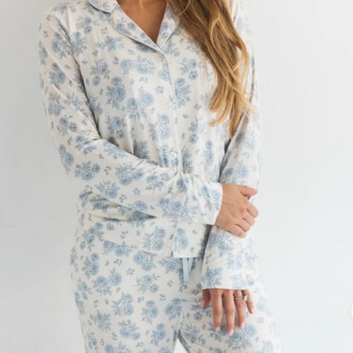 Blue Rose Garden Women's Set – In My Jammers