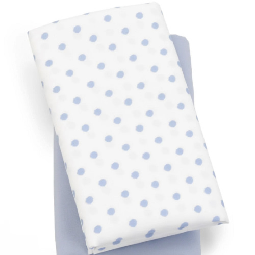 Chicco Lullaby Playard Fitted Sheet, 2-Pack - Blue Dot