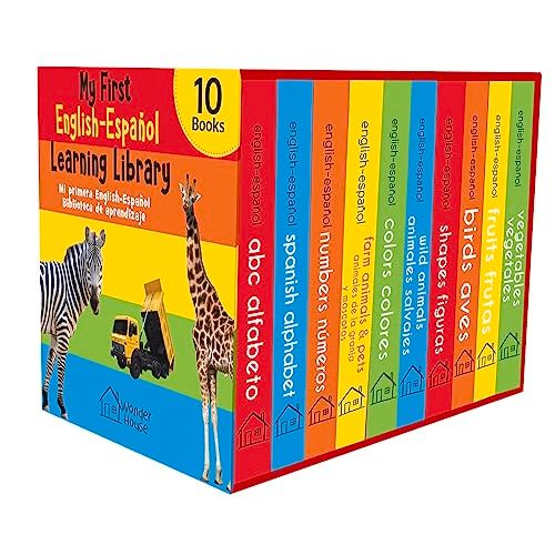 My First English - Español Learning Library (Mi Primera English - Español Learning Library): Boxset of 10 English - Spanish Board Books (Spanish Edition)