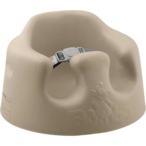 Bumbo Baby Floor Seat, Portable Infant Sit Up Activity & Eating Chair, Taupe - Feeding Chair and Sitting Lounger for Babies, Infants and Toddlers