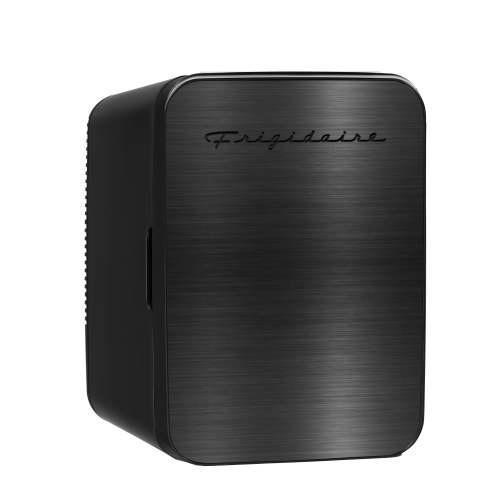 Frigidaire, Retro 10L, 15-Can Mini Personal Fridge Cooler, EFMIS183, Black Stainless Steel