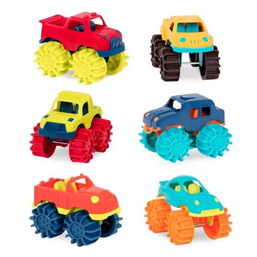 Toy: B. Mini Monster Trucks