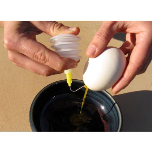 Easy Egg Blower - Single Hole - Hand Vacuum Egg Pump - Blas-Fix Alternative