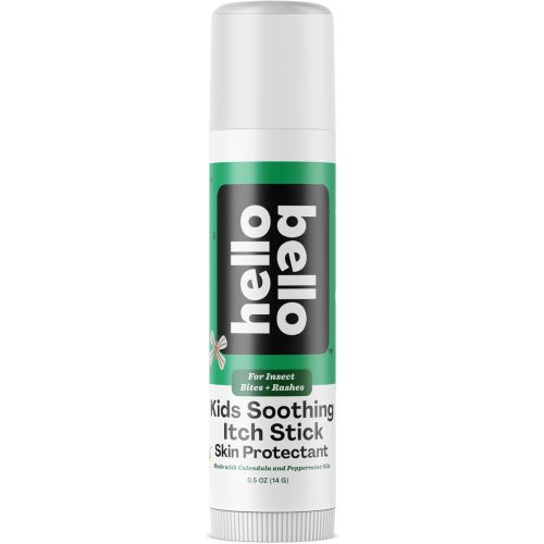 Hello Bello Kids Soothing Itch Stick, 0.5 oz, Skin Protectant with Calendula and Peppermint Oils, for Insect Bites and Rashes