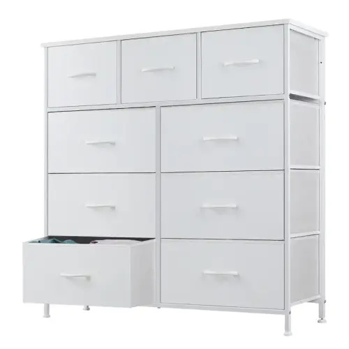 Fabric Storage Tower with 9 Drawers, Bedroom Drawer Dresser Organizer, - TikTok Shop