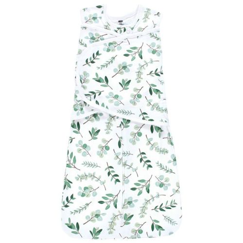 Hudson Baby Unisex Convertible Swaddle Sleep Sack, Eucalyptus, 0-3 Months