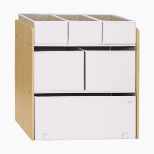 3 Sprouts Recycled Multi-Bin - Cream