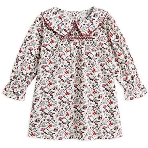 Simplee kids Baby Girls Casual Dresses Toddler Floral Dress Print Sundress Princess Dress
