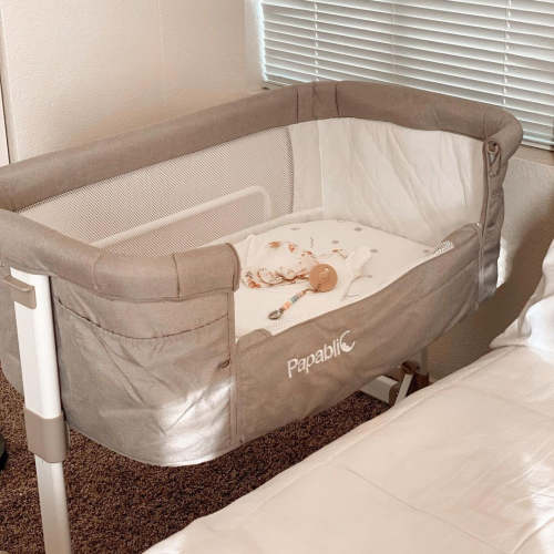 2-in-1 Anio Baby Bassinet & Bedside Sleeper
