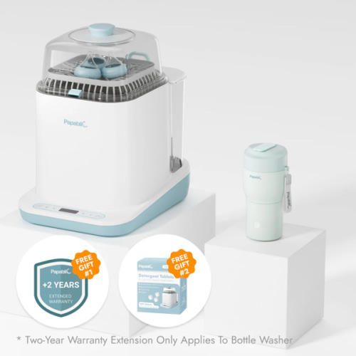 Baby Bottle Washer & Portable Bottle Warmer Set