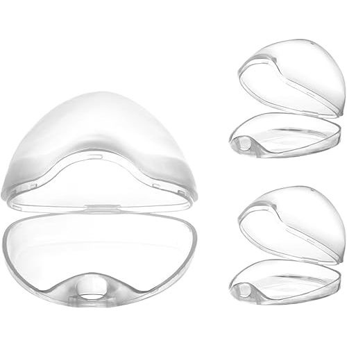 Accmor Pacifier Case, Pacifier Holder Case, Pacifier Container for Travel, BPA Free, Transparent, 3 Pack