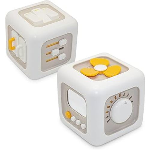 Busy Cube Toys for 1 Year Old Boy, Montessori Toys for 1+ Year Old, Travel Sensory Toys for Toddlers 1-3, Learning Fine Motor Skills| 1st Birthday Gifts Boy 12 Months +,Busy Board