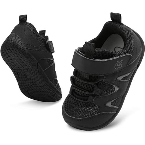 LeIsfIt Baby Shoes Boys Girls First Walking Shoes Non-Slip Toddler Shoes Breathable Sneakers Infant Shoes Crib Shoes