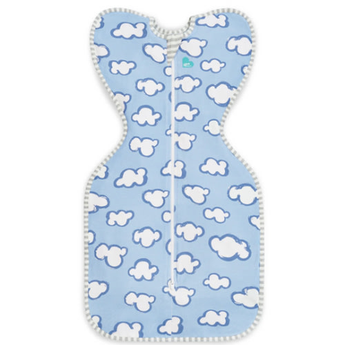 Swaddle Up™ 1.0 TOG Cotton Dusty Blue Daydream