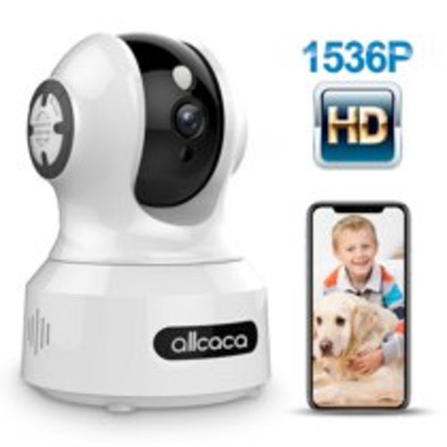 1536P Wi-Fi Video Baby Monitor, Baby Monitoring System, Wi-Fi Camera, Wireless Wi-Fi Baby Monitor with Two-Way Audio