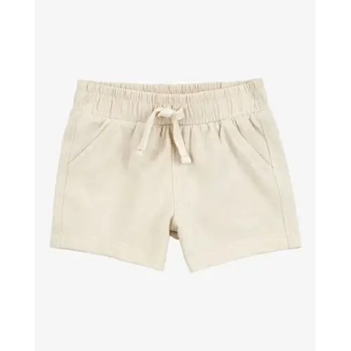Baby Pull-On French Terry Shorts - Ivory - Carter's | Carter's