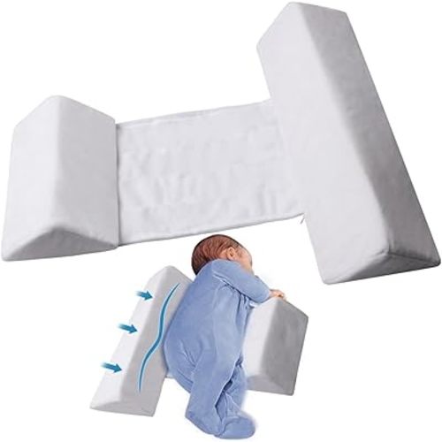 Wedge Adjustable Soft and Breathable Side Sleeper Pillow Portable Back Support Reduce Side Sleeping Pressure