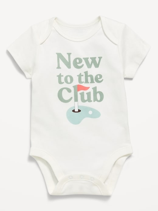 Short-Sleeve Graphic Bodysuit for Baby