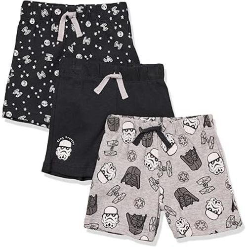 Amazon Essentials Disney | Marvel | Star Wars Baby Boys' Shorts, Multipacks