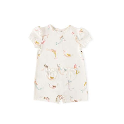 Short Sleeve Puff Romper