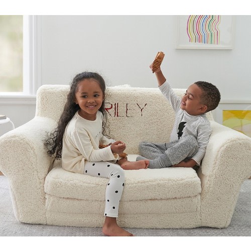 Anywhere Sofa Lounger®, Cream Sherpa