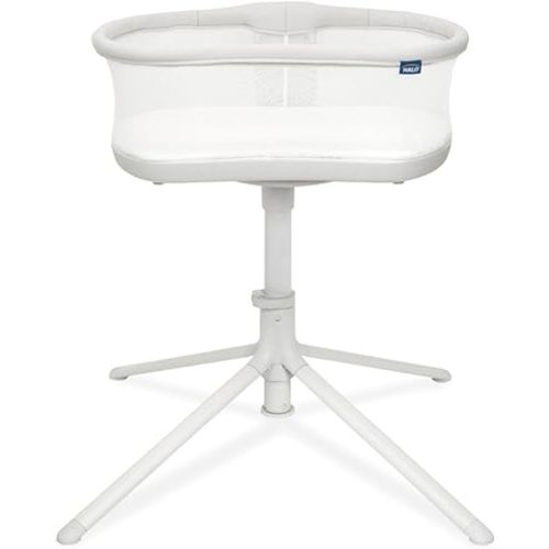 HALO BassiNest Swivel Sleeper 3.0 – Over-Bed Baby Bassinet with 360 Rotation, Adjustable Height, Breathable Mesh, Safe Close Sleeping, Lowering Wall for Easy Access, Feeding & C-Section Recovery