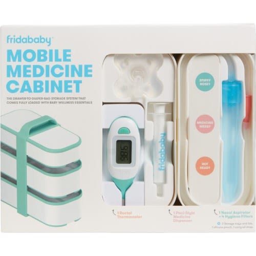 Fridababy Baby Mobile Medicine Cabinet, White