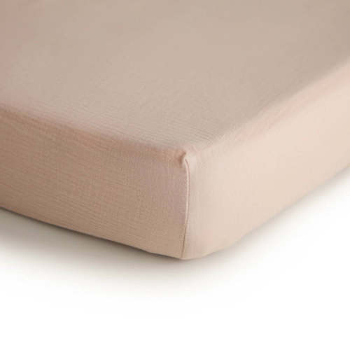 Mushie Muslin Extra Soft Fitted Crib Sheet