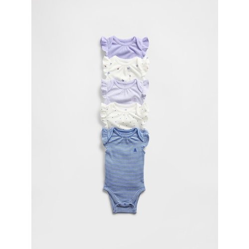 Baby First Favorites TinyRib Bodysuit (5-Pack)