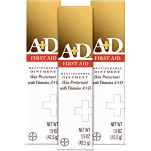 A+D First Aid Ointment, Multipurpose Dry Skin Moisturizer and Skin Protectant, 1.5 Oz (Pack of 3) - 1.5 Ounce (Pack of 3)