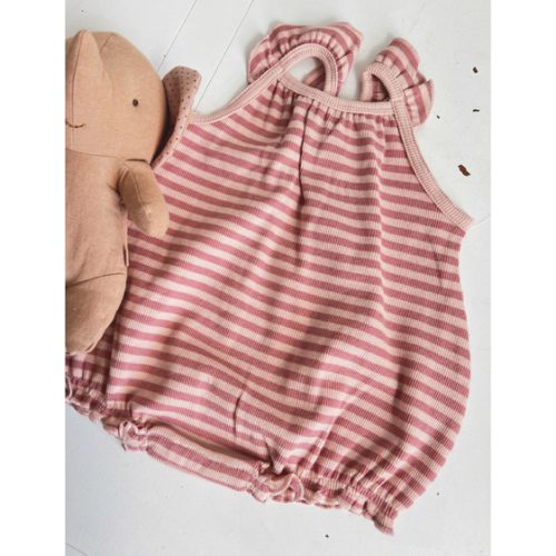 Ribbed Ruffle Romper