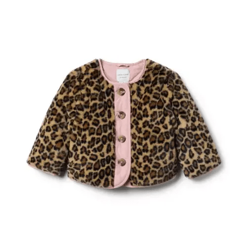 Girl Pale Pink The Reversible Quilted Jacket by Janie and Jack