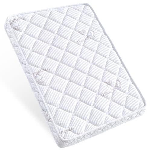 Pack and Play Mattress - 38" x 26"- Premium Knitted Fabric Playpen Mattresses, Safety Reinforced Play Yard Mattress - Fits for Graco & Baby Trend & Pamo Babe Playard, Firm Support and Comfort Foam